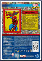 Spider-Man (1st Edition) from Marvel Legends - Retro - Basic Series manufactured by Hasbro [Back]