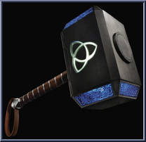 Thor's Mjolnir from Marvel Legends - Role Play - Series  2 manufactured by Hasbro [Loose]