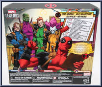 Deadpool Rainbow Squad from Marvel Legends Series - Box Sets manufactured by Hasbro [Back]