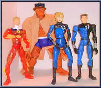 Fantastic Four (4 Figures) from Marvel Legends - Box Sets manufactured by Toy Biz [Loose]