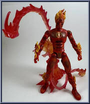 Human Torch from Marvel Legends - Series  2 manufactured by Toy Biz [Loose]