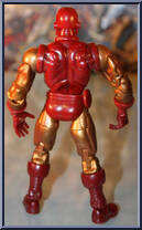 Iron Man (Gold Armor) from Marvel Legends - Series  1 manufactured by Toy Biz [Loose]