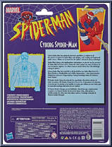 Cyborg Spider-Man from Marvel Legends - Vintage - Spider-Man manufactured by Hasbro [Back]