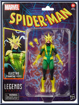 Electro (Francine Frye) from Marvel Legends - Vintage - Spider-Man manufactured by Hasbro [Front]