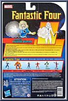 Invisible Woman from Marvel Legends - Vintage - Fantastic Four manufactured by Hasbro [Back]