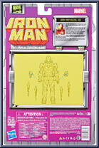 Iron Man (Model 20) from Marvel Legends - Vintage - Iron Man manufactured by Hasbro [Back]