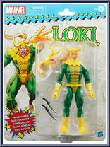 Loki (Twin Daggers) from Marvel Legends - Vintage - Super Heroes manufactured by Hasbro [Front]