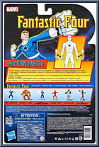 Mr. Fantastic from Marvel Legends - Vintage - Fantastic Four manufactured by Hasbro [Back]