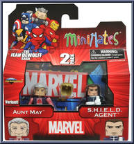 Aunt May / S.H.I.E.L.D. Agent from Marvel Minimates - Wave 43 manufactured by Diamond Select [Front]