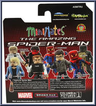 Spider-Man (Vigilante) / Capt. Stacy from Marvel Minimates - Wave 46 - Amazing Spider-Man manufactured by Diamond Select [Back]