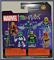 Star-Lord / Adam Warlock from Marvel Minimates - Wave 79 - Guardians of the Galaxy manufactured by Diamond Select [Back]