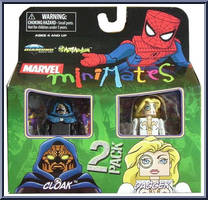 Cloak / Dagger from Marvel Minimates - Wave 23 manufactured by Diamond Select [Front]