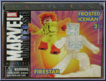 Firestar / Frosted Iceman from Marvel Minimates - Wave 11 manufactured by Diamond Select [Front]
