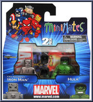 Iron Man (First Appearance) / Hulk from Marvel Minimates - Wave 41 manufactured by Diamond Select [Front]