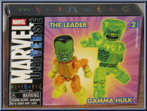 Gamma Hulk / Leader from Marvel Minimates - Wave  6 manufactured by Diamond Select [Front]