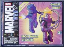 Ghost Rider / Stealth Iron Man from Marvel Minimates - Wave  6 manufactured by Diamond Select [Front]