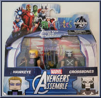 Hawkeye / Crossbones from Marvel Minimates - Walgreens - Wave  1.5 manufactured by Diamond Select [Front]