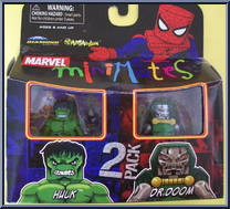 Hulk / Dr. Doom from Marvel Minimates - Toys R Us 2-Packs - Wave  2 manufactured by Diamond Select [Front]