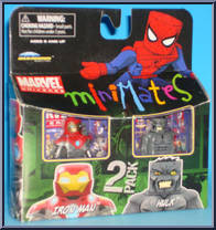 Iron Man / Hulk from Marvel Minimates - Toys R Us 2-Packs - Wave  4 manufactured by Diamond Select [Front]