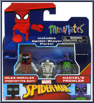 Miles Morales / Prowler from Marvel Minimates - Wave 77 manufactured by Diamond Select [Front]