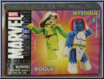 Rogue / Mystique from Marvel Minimates - Wave 11 manufactured by Diamond Select [Front]