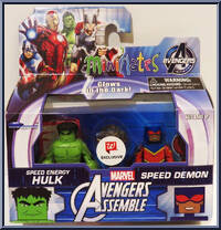 Speed Energy Hulk / Speed Demon from Marvel Minimates - Walgreens - Wave  4 manufactured by Diamond Select [Front]