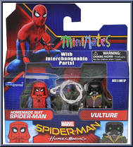 Homemade Suit Spider-Man / Vulture from Marvel Minimates - Wave 73 - Spider-Man Homecoming manufactured by Diamond Select [Front]