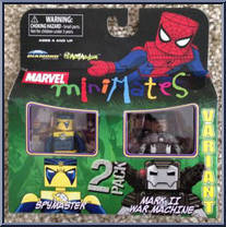 Spymaster / Mark II War Machine from Marvel Minimates - Wave 23 manufactured by Diamond Select [Front]