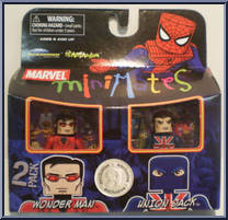 Wonder Man / Union Jack from Marvel Minimates - Toys R Us 2-Packs - Wave  2 manufactured by Diamond Select [Front]