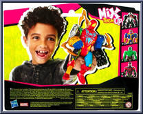 Iron Spider from Marvel - Mix Mashers - Spider-Man manufactured by Hasbro [Back]