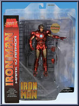 Iron Man (Mark IV Armor) (Borders) from Marvel Select - Iron Man 2 manufactured by Diamond Select [Front]