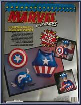 Captain America Accessory Playset from Marvel - Super Heroes - Role Play manufactured by Toy Biz [Back]