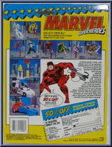 Daredevil (Extending Billy Club) from Marvel - Super Heroes - Series 1 manufactured by Toy Biz [Back]