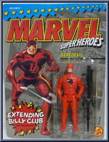 Daredevil (Extending Billy Club) from Marvel - Super Heroes - Series 1 manufactured by Toy Biz [Front]