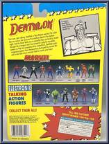 Deathlok (Hidden Cyber Strength) from Marvel - Super Heroes - Series 3 manufactured by Toy Biz [Back]