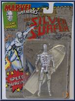 Silver Surfer (Speed Surfing) from Marvel - Super Heroes - Series 3 manufactured by Toy Biz [Front]