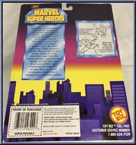 Spider-Man (Super Poseable) from Marvel - Super Heroes - Series 6 manufactured by Toy Biz [Back]