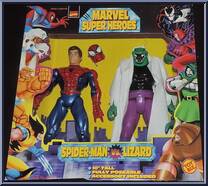 Spider-Man / Lizard from Marvel - Super Heroes - 10" 2-Packs manufactured by Toy Biz [Front]