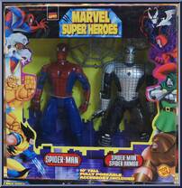 Spider-Man / Spider-Man (Spider Armor) from Marvel - Super Heroes - 10" 2-Packs manufactured by Toy Biz [Front]