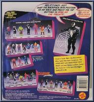 Venom from Marvel - Super Heroes - Electronic "Talks" manufactured by Toy Biz [Back]