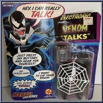 Venom from Marvel - Super Heroes - Electronic "Talks" manufactured by Toy Biz [Front]