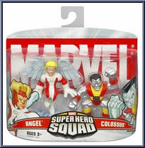 Angel & Colossus from Marvel Super Hero Squad - Series  1 manufactured by Hasbro [Front]