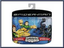 Spider-Man & Sandman from Marvel Super Hero Squad - Spider-Man Series 1 manufactured by Hasbro [Front]