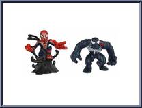 Spider-Man & Venom from Marvel Super Hero Squad - Spider-Man Series 1 manufactured by Hasbro [Loose]