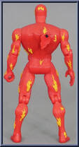 Human Torch from Marvel Universe - 5" Scale - Series  8 manufactured by Toy Biz [Loose]
