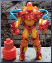 Iron Man (Inferno Armor) from Marvel Universe - 5" Scale - Series  5 manufactured by Toy Biz [Loose]