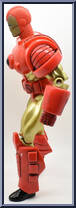 Iron Man (Steel-Tech) from Marvel Universe - Metal Warriors manufactured by Toy Biz [Loose]