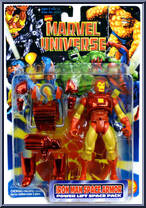 Iron Man (Space Armor) from Marvel Universe - 5" Scale - Series  6 manufactured by Toy Biz [Front]