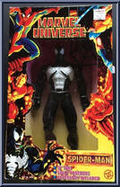 Spider-Man (Black Costume) from Marvel Universe - 10" Scale - Series  3 manufactured by Toy Biz [Front]