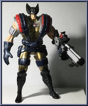 Wolverine (Star Blast) from Marvel Universe - 10" Scale - Series 14 manufactured by Toy Biz [Loose]
